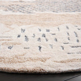 Safavieh Harvest 6'-0" x 6'-0" Rug in Beige / Grey