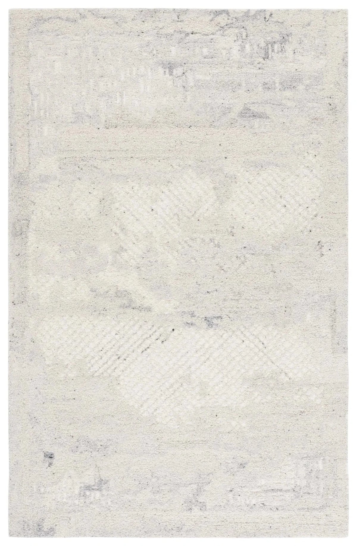 Safavieh Harvest 4'-0" x 6'-0" Rug in Silver / Ivory