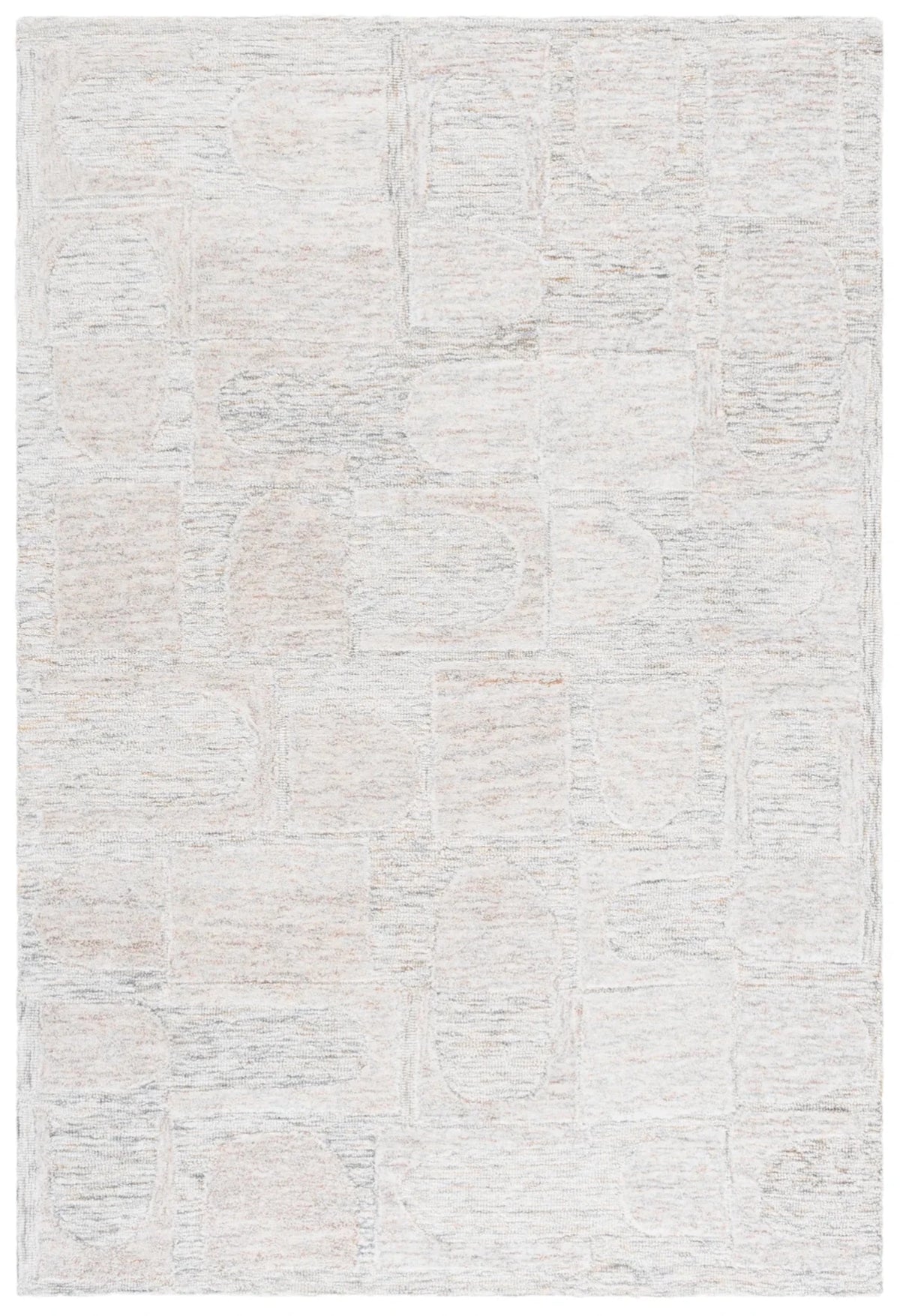 Safavieh Harvest 4'-0" x 6'-0" Rug in Grey / Rust