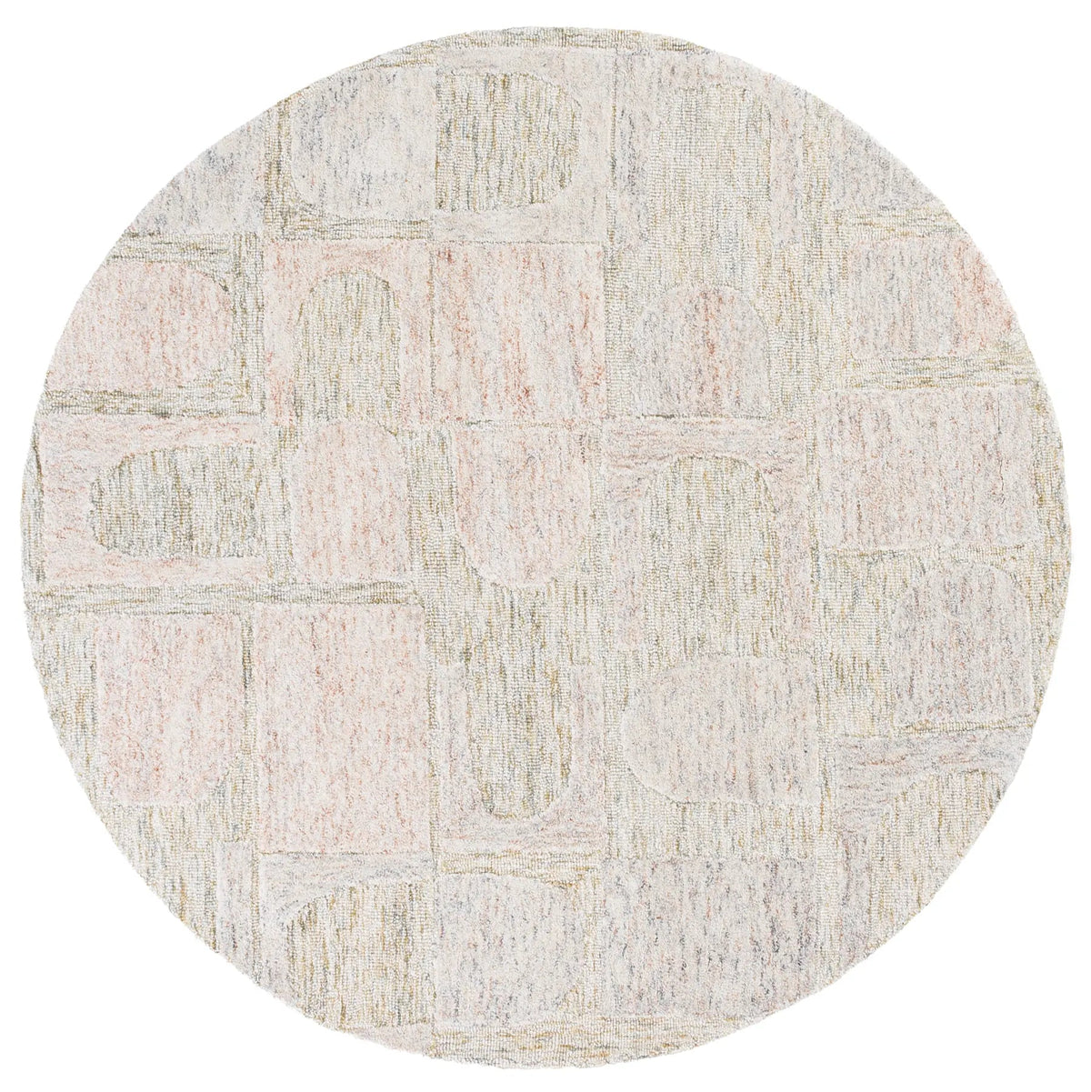 Safavieh Harvest 6'-0" x 6'-0" Rug in Grey / Rust