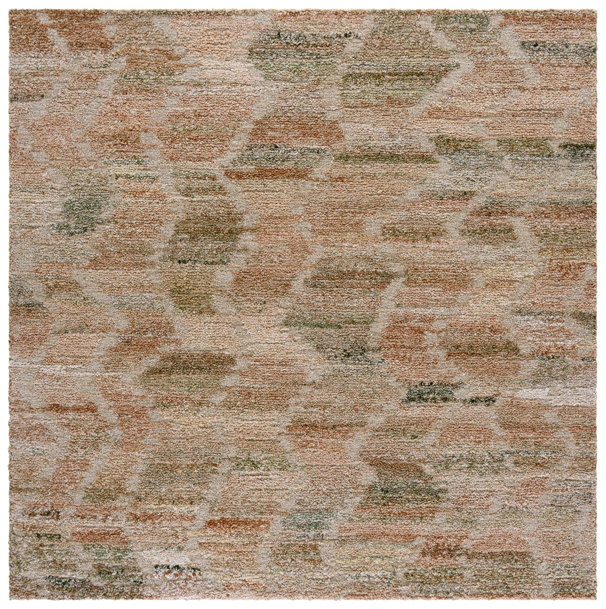 Safavieh Harvest 6'-0" x 6'-0" Rug in Green / Beige