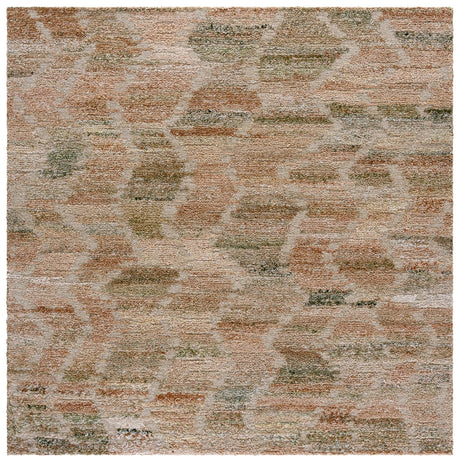 Safavieh Harvest 6'-0" x 6'-0" Rug in Green / Beige