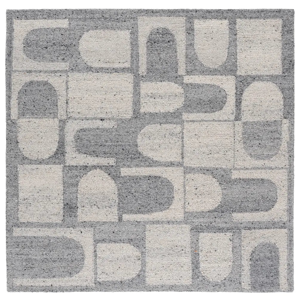 Safavieh Harvest 6'-0" x 6'-0" Rug in Silver / Grey