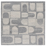 Safavieh Harvest 6'-0" x 6'-0" Rug in Silver / Grey