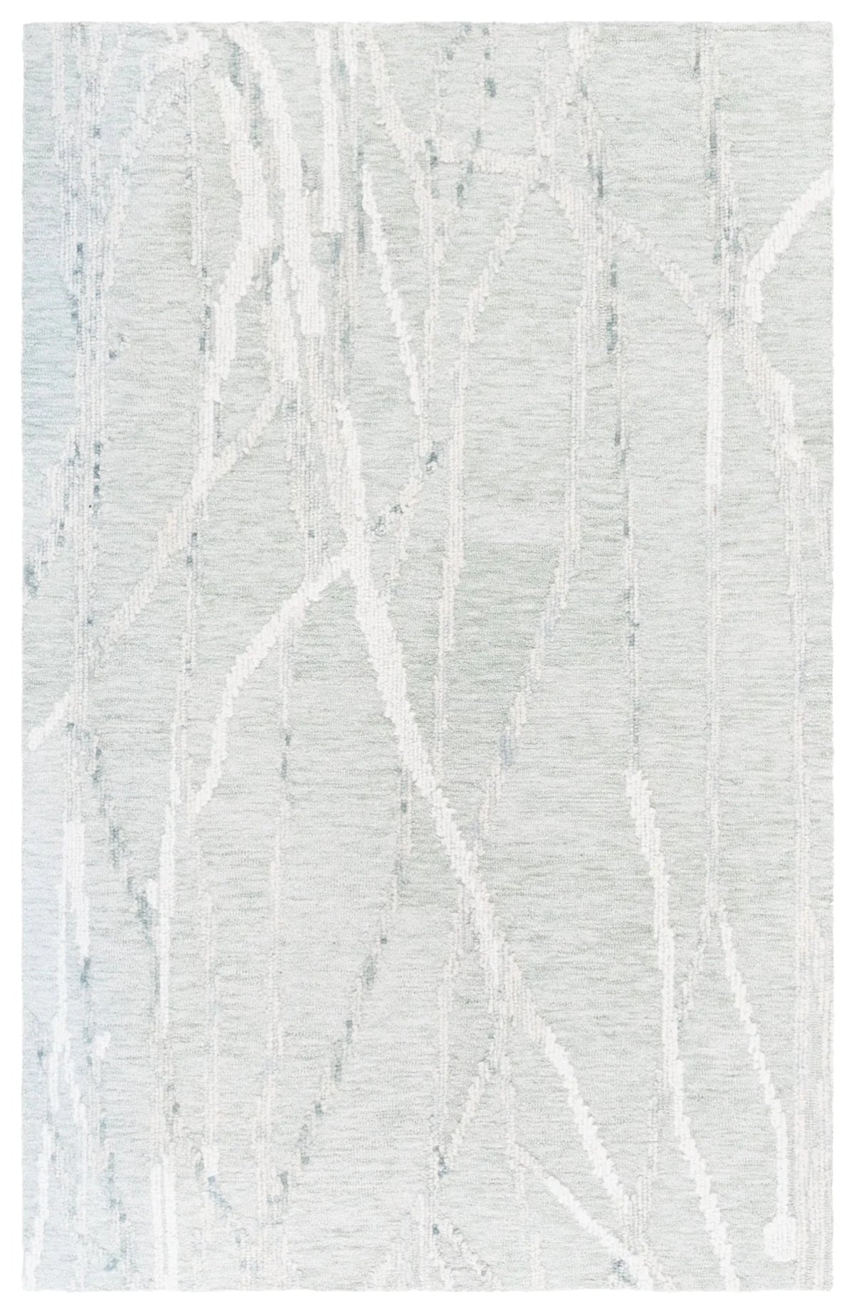 Safavieh Harvest 4'-0" x 6'-0" Rug in Sage / Ivory