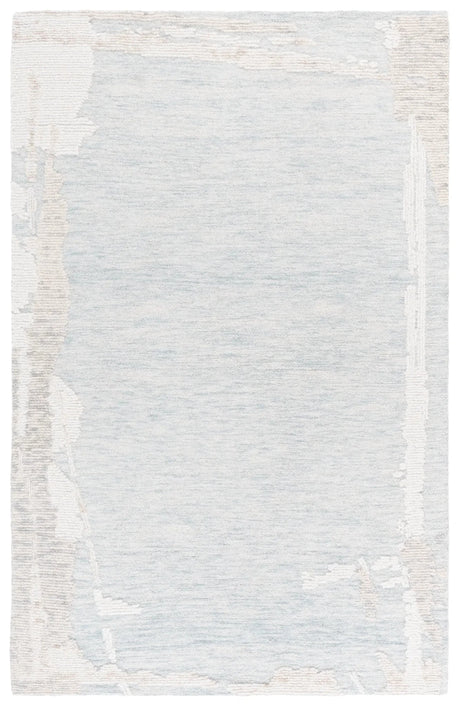 Safavieh Harvest 4'-0" x 6'-0" Rug in Light Blue / Ivory