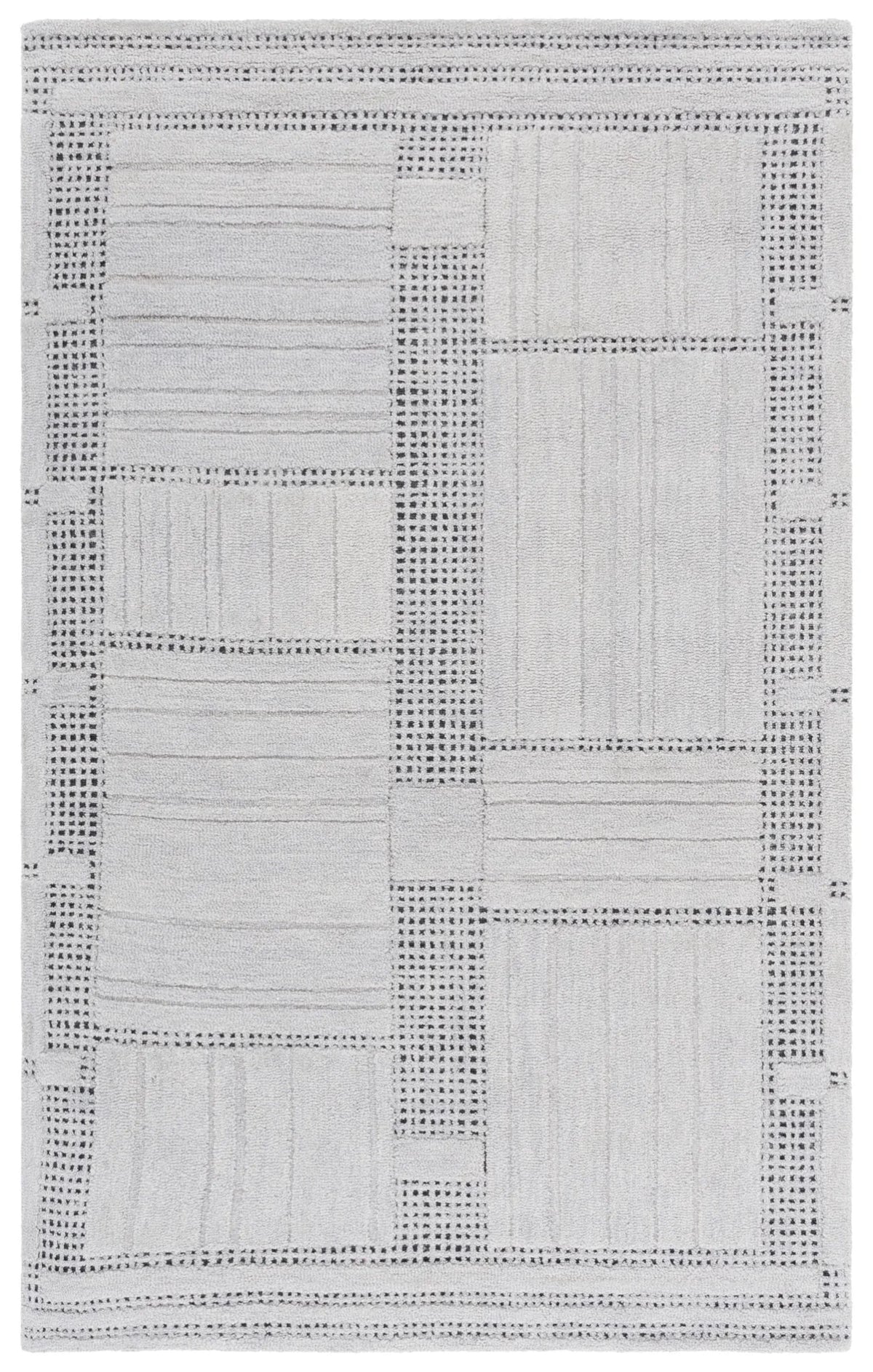 Safavieh Harvest 4'-0" x 6'-0" Rug in Silver / Grey