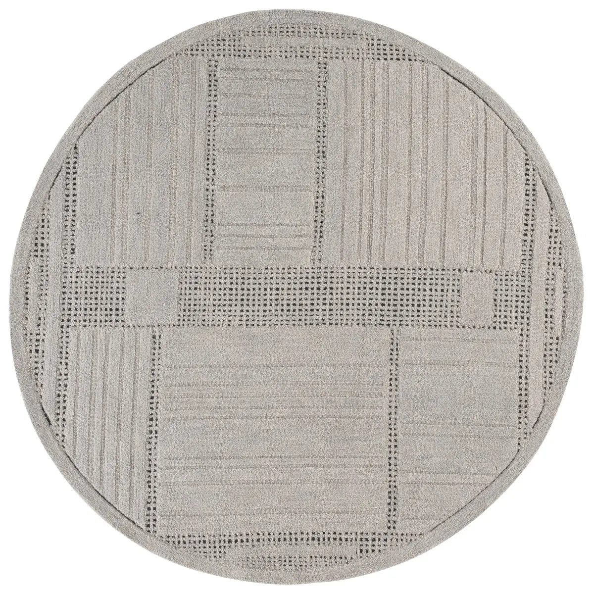 Safavieh Harvest 6'-0" x 6'-0" Rug in Silver / Grey