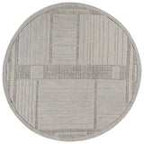 Safavieh Harvest 6'-0" x 6'-0" Rug in Silver / Grey