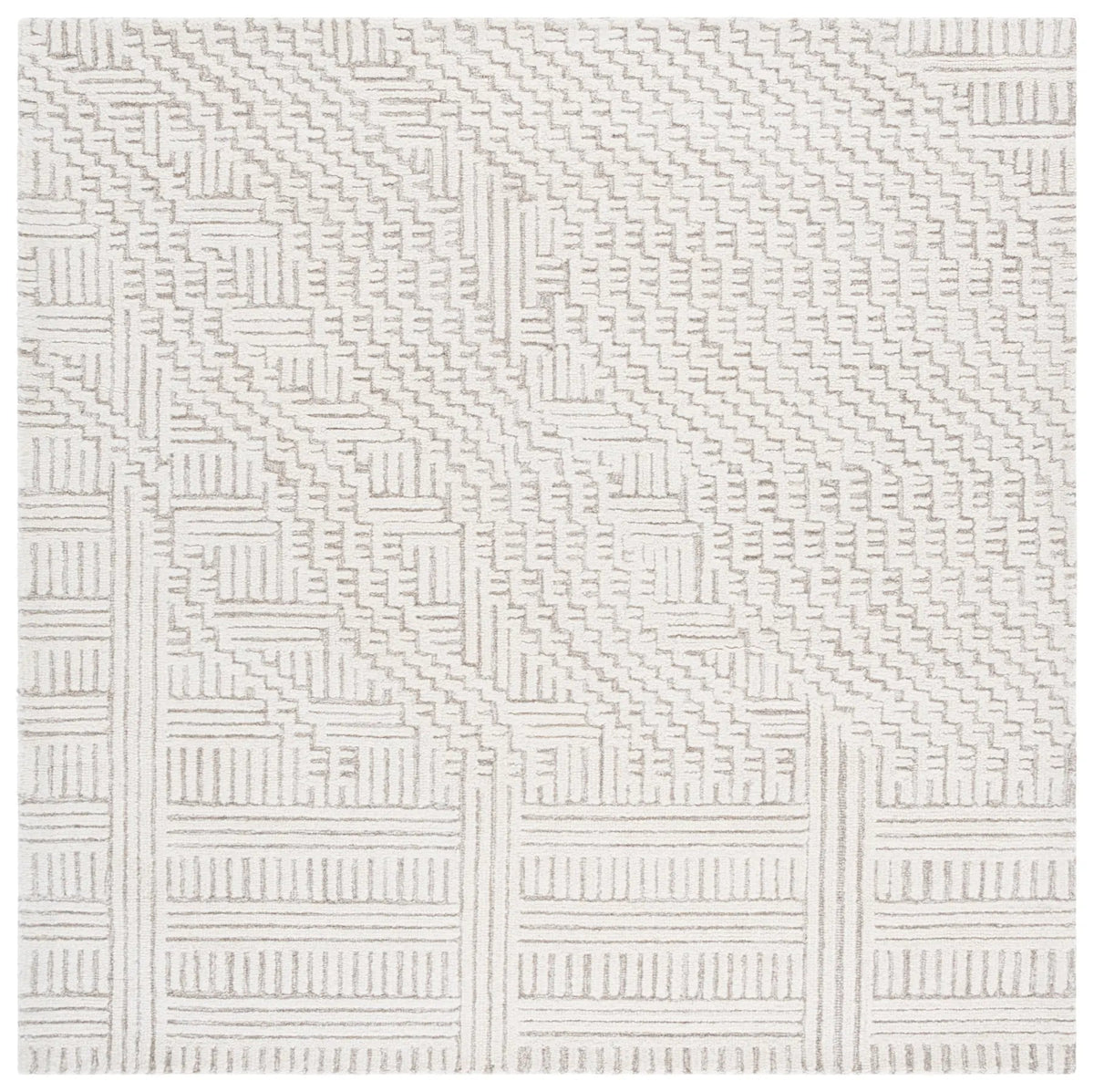 Safavieh Harvest 6'-0" x 6'-0" Rug in Natural / Ivory