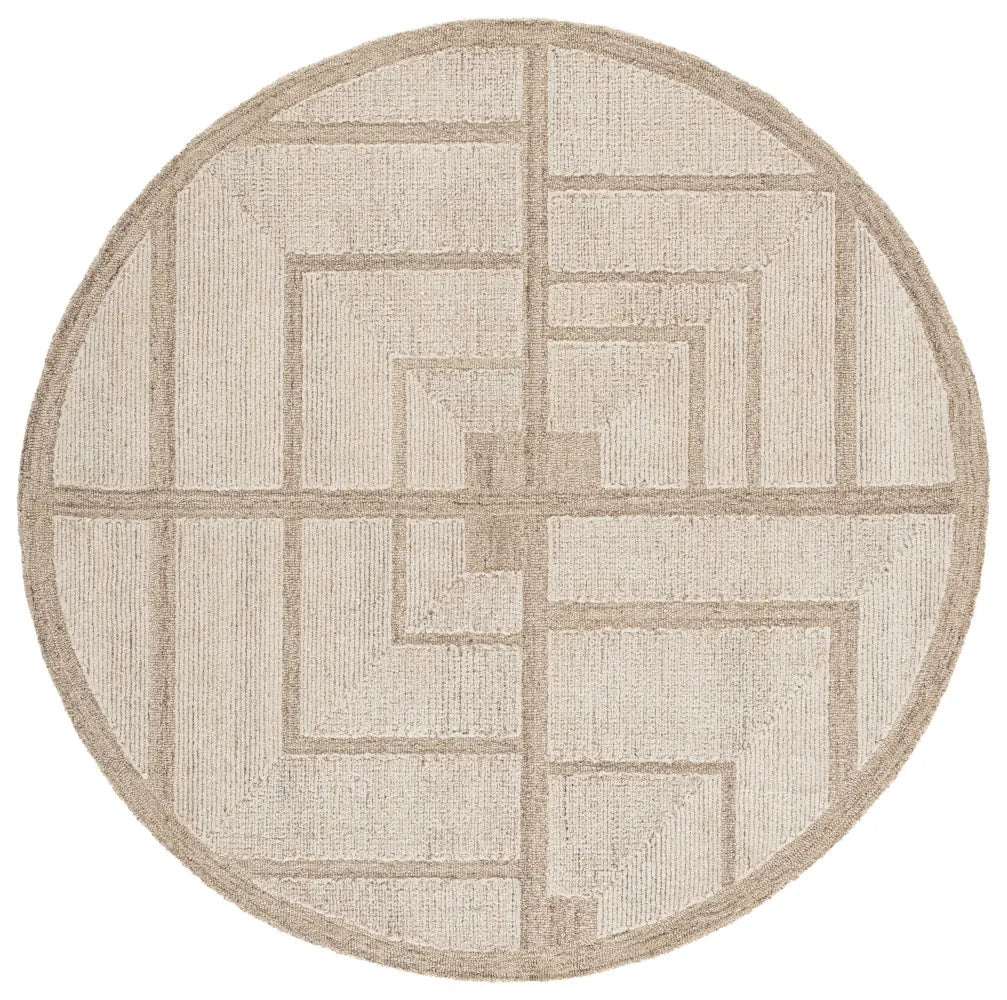 Safavieh Harvest 6'-0" x 6'-0" Rug in Beige / Ivory