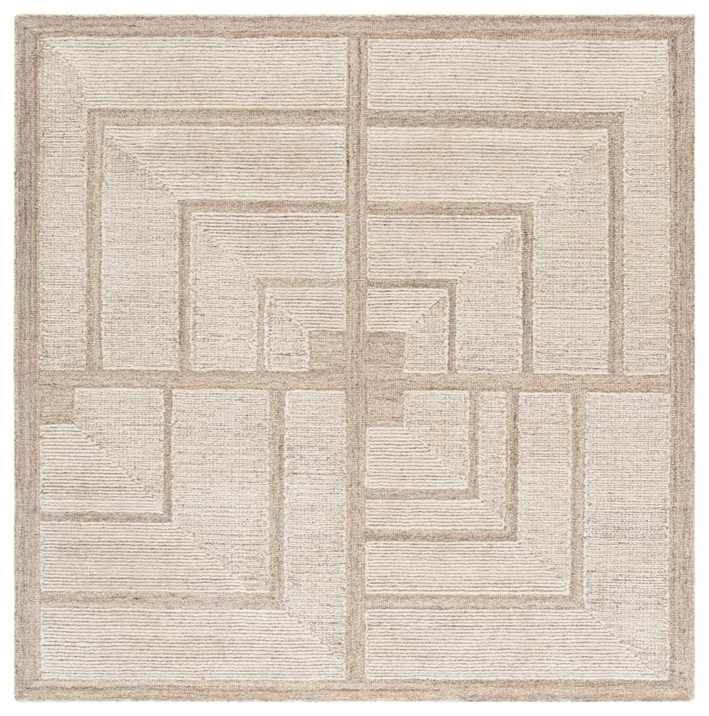 Safavieh Harvest 6'-0" x 6'-0" Rug in Beige / Ivory