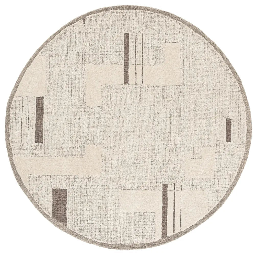 Safavieh Harvest 6'-0" x 6'-0" Rug in Taupe / Ivory