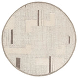 Safavieh Harvest 6'-0" x 6'-0" Rug in Taupe / Ivory