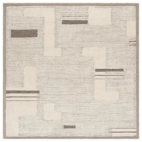 Safavieh Harvest 6'-0" x 6'-0" Rug in Taupe / Ivory