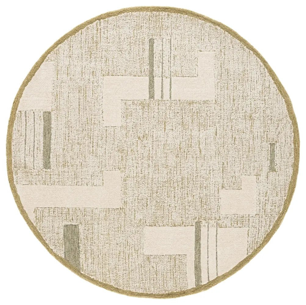Safavieh Harvest 6'-0" x 6'-0" Rug in Green / Ivory