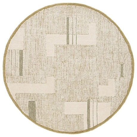 Safavieh Harvest 6'-0" x 6'-0" Rug in Green / Ivory