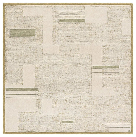 Safavieh Harvest 6'-0" x 6'-0" Rug in Green / Ivory