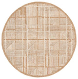 Safavieh Harvest 6'-0" x 6'-0" Rug in Gold / Ivory
