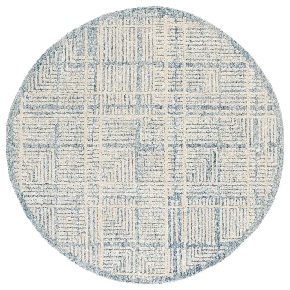 Safavieh Harvest 6'-0" x 6'-0" Rug in Blue / Ivory