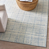 Safavieh Harvest 8'-0" x 10'-0" Rug in Blue / Ivory