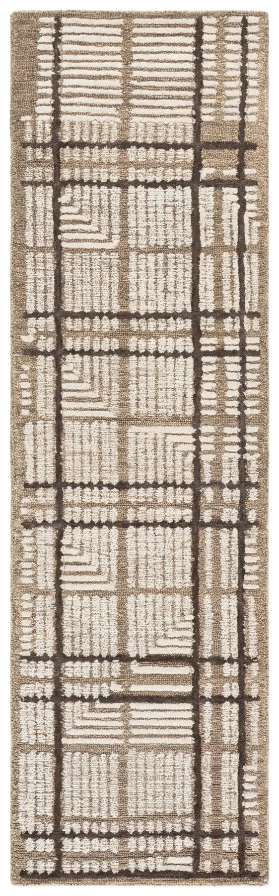 Safavieh Harvest 2'-3" x 8'-0" Rug in Brown / Ivory