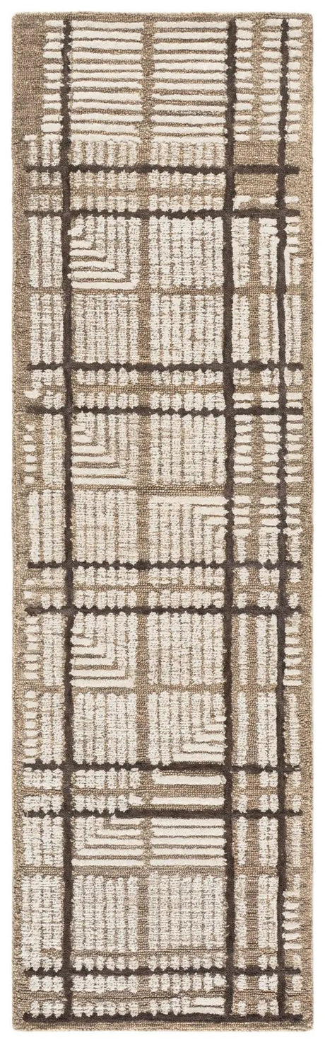Safavieh Harvest 2'-3" x 8'-0" Rug in Brown / Ivory