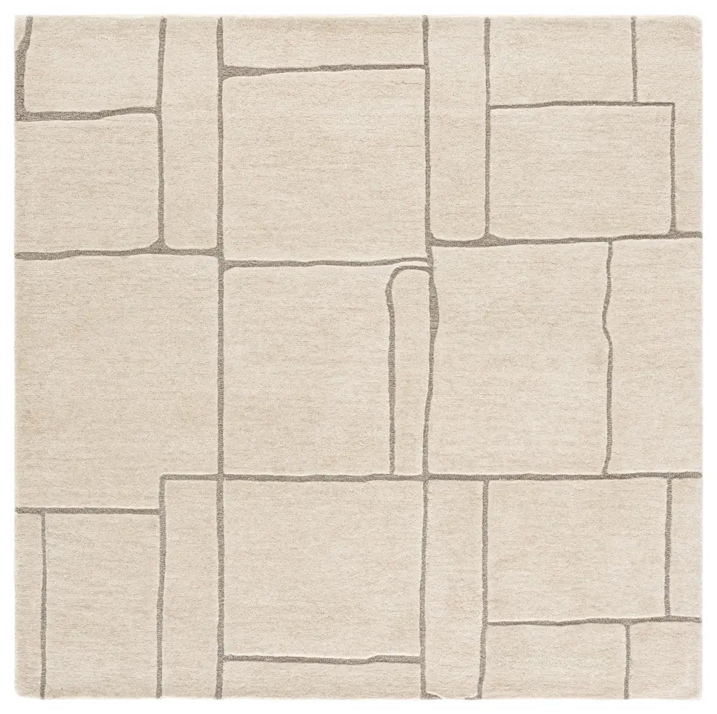 Safavieh Harvest 6'-0" x 6'-0" Rug in Beige / Silver