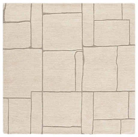 Safavieh Harvest 6'-0" x 6'-0" Rug in Beige / Silver