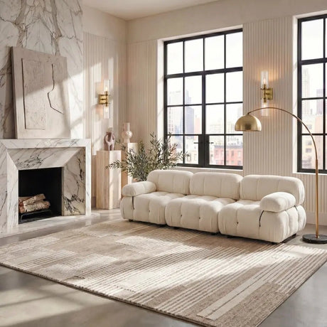 Safavieh Harvest 8'-0" x 10'-0" Rug in Beige / Ivory