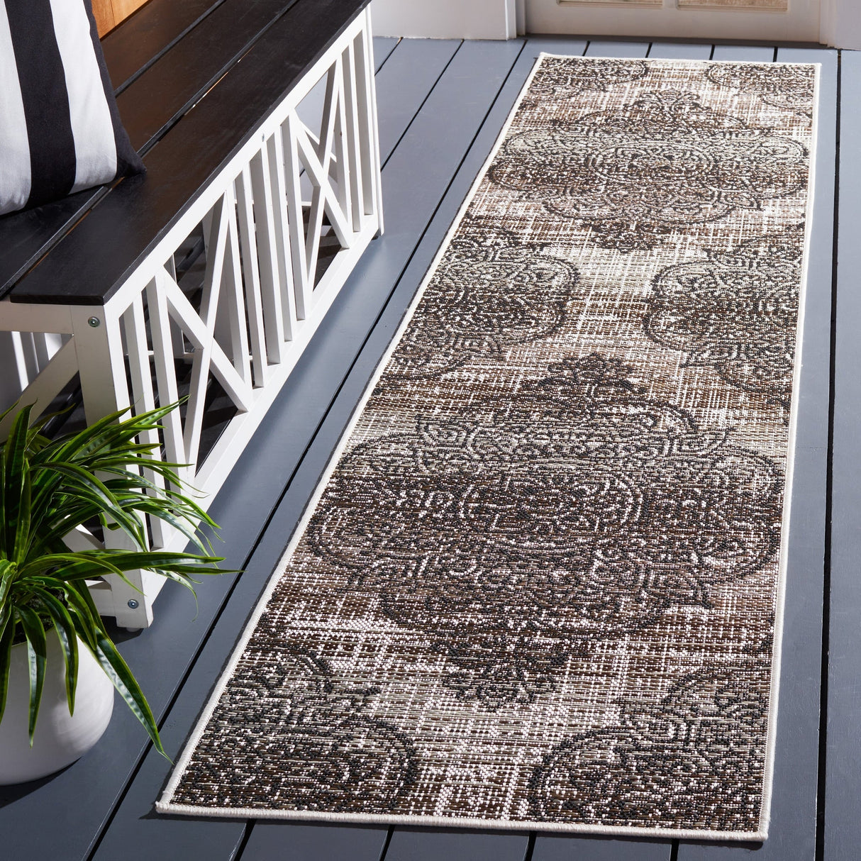 Safavieh Havana Hav319E Light Brown/Black Rug - Safavieh - hav319e - 7r