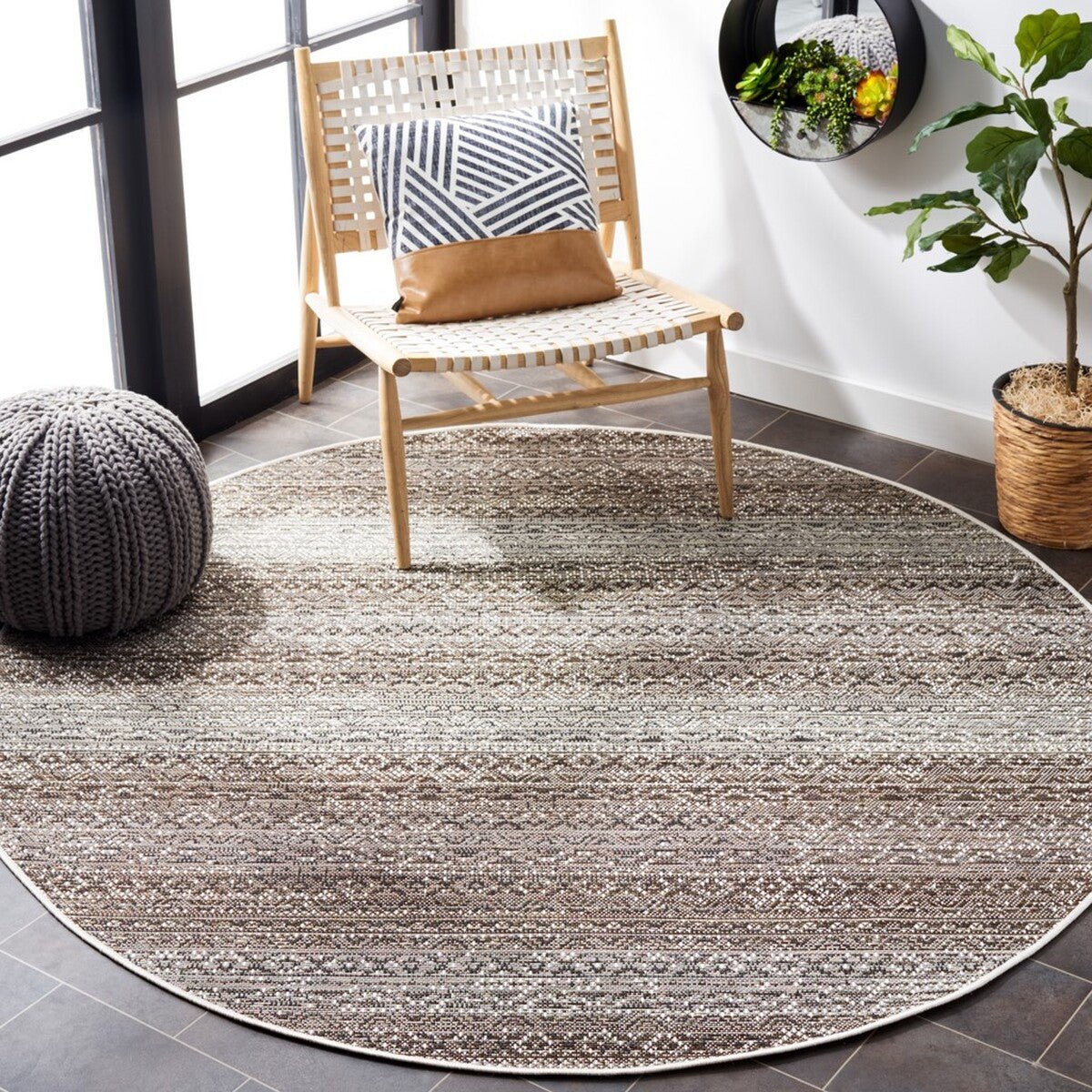 Safavieh Havana Hav350E Light Brown/Ivory Rug - Safavieh - hav350e - 7r