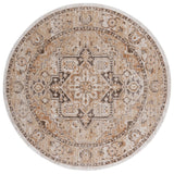 Safavieh Hazel 500 6'-0" x 6'-0" Rug in Beige / Brown