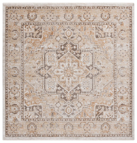 Safavieh Hazel 500 6'-0" x 6'-0" Rug in Beige / Brown