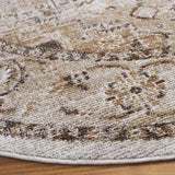 Safavieh Hazel 500 6'-0" x 6'-0" Rug in Beige / Brown