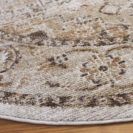 Safavieh Hazel 500 6'-0" x 6'-0" Rug in Beige / Brown