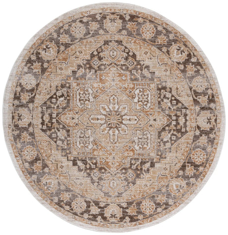 Safavieh Hazel 500 6'-0" x 6'-0" Rug in Gold / Brown
