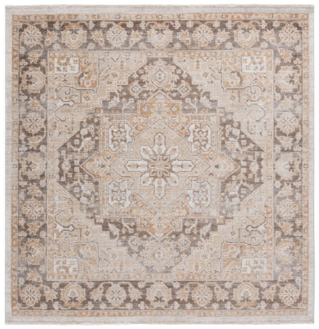 Safavieh Hazel 500 6'-0" x 6'-0" Rug in Gold / Brown