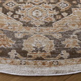 Safavieh Hazel 500 6'-0" x 6'-0" Rug in Gold / Brown