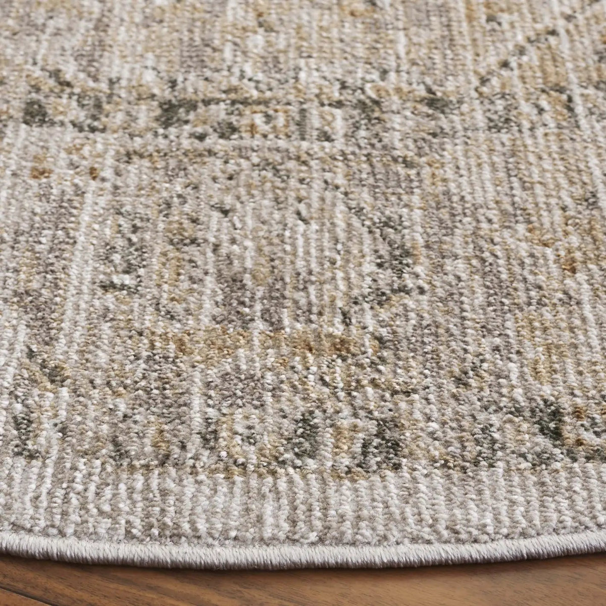 Safavieh Hazel 500 6'-0" x 6'-0" Rug in Taupe / Green