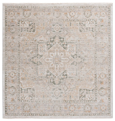 Safavieh Hazel 500 6'-0" x 6'-0" Rug in Taupe / Green