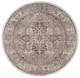 Safavieh Hazel 500 6'-0" x 6'-0" Rug in Brown / Ivory