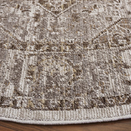 Safavieh Hazel 500 6'-0" x 6'-0" Rug in Brown / Ivory