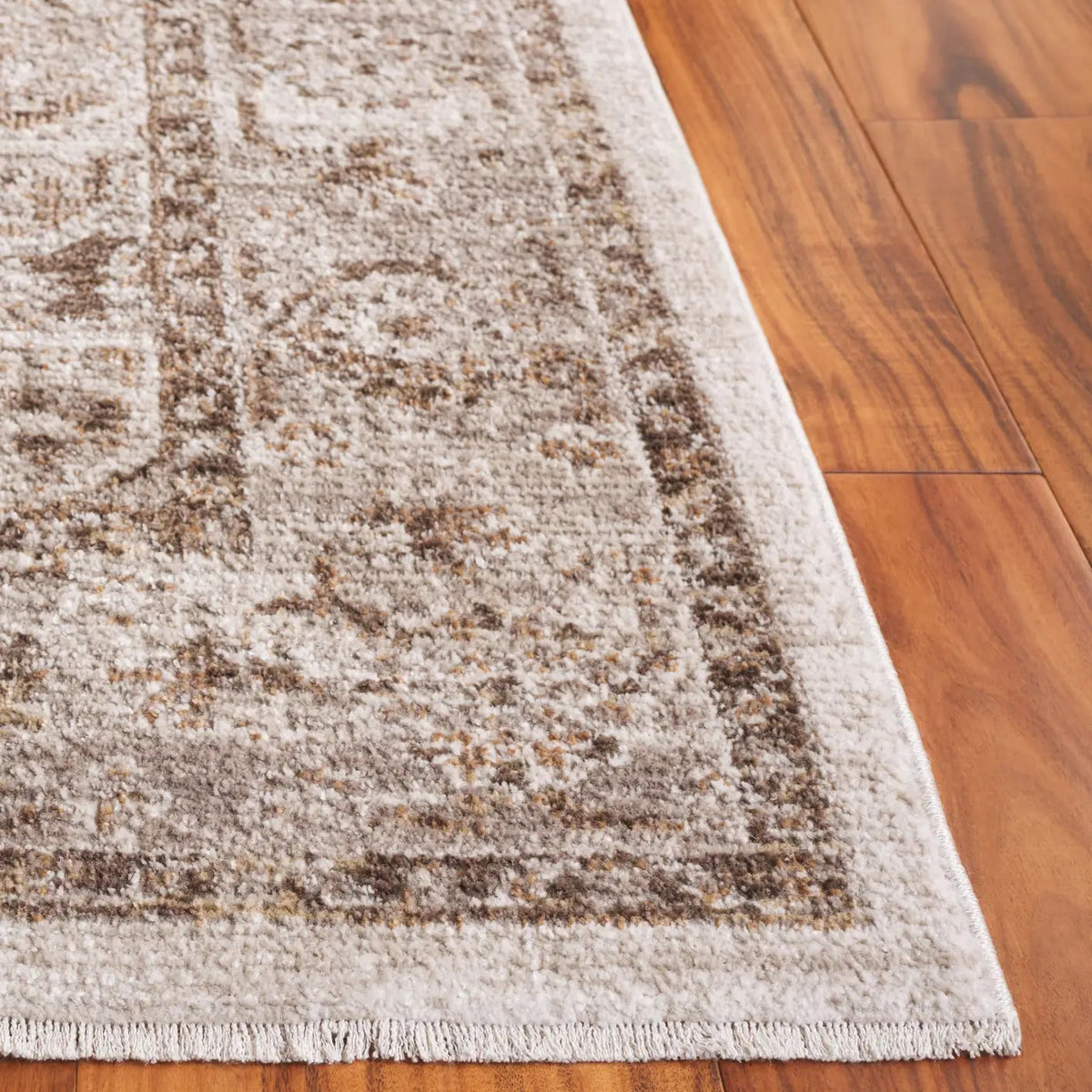 Safavieh Hazel 500 4'-0" x 6'-0" Rug in Brown / Ivory