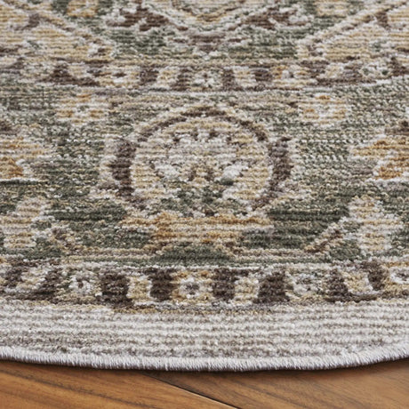 Safavieh Hazel 500 6'-0" x 6'-0" Rug in Green / Brown