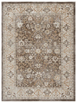 Safavieh Hazel 500 4'-0" x 6'-0" Rug in Brown / Ivory