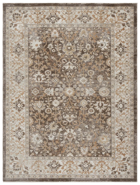 Safavieh Hazel 500 4'-0" x 6'-0" Rug in Brown / Ivory