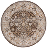 Safavieh Hazel 500 6'-0" x 6'-0" Rug in Brown / Ivory