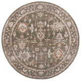 Safavieh Hazel 500 6'-0" x 6'-0" Rug in Green / Ivory