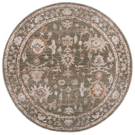Safavieh Hazel 500 6'-0" x 6'-0" Rug in Green / Ivory